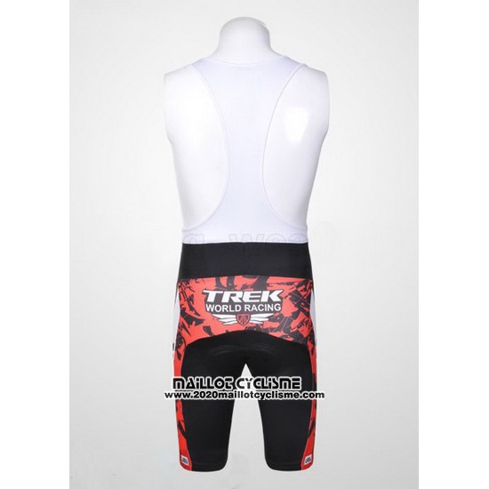 2011 Maillot Ciclismo Trek Rouge et Blanc Manches Courtes et Cuissard